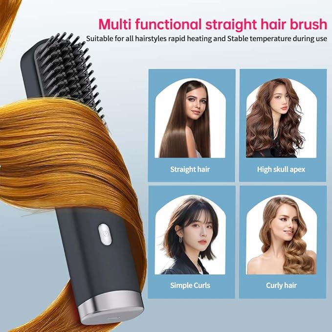 SublimeSheen™ Cordless Hair Straightener Brush