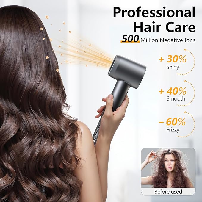 SublimeSheen™ 160,000 RPM Professional High-Speed Blow Dryer